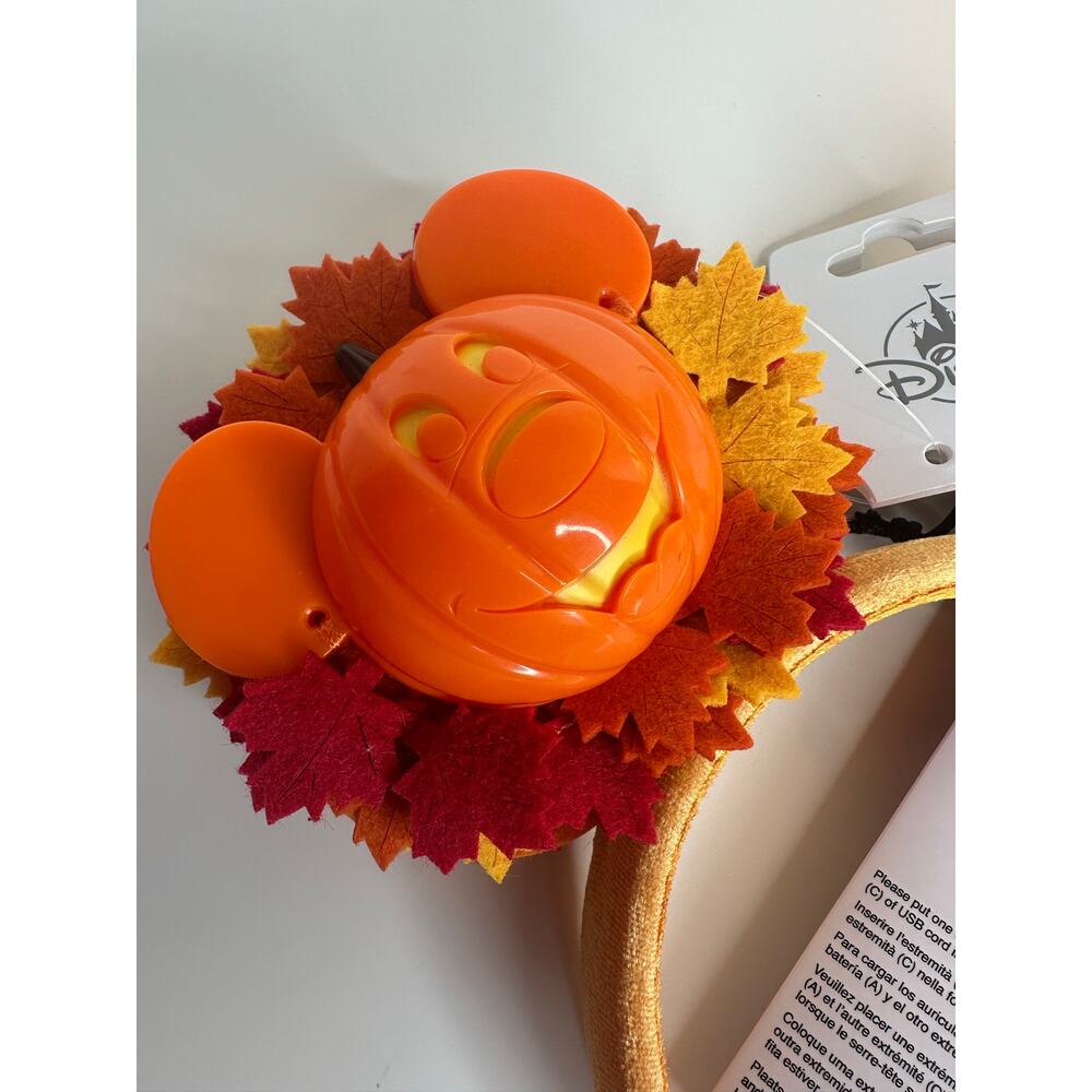 2026 Disney Parks Halloween
Mickey Mouse Wreath
Pumpkin Ear Ears Headband - Picture 3 of 5